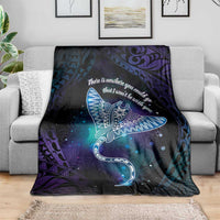 Polynesian Tala Manta Ray Blanket Nowhere You Could Go That I Won't Be With You - Wonder Print Shop