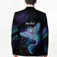 Polynesian Tala Manta Ray Blazer Nowhere You Could Go That I Won't Be With You - Wonder Print Shop
