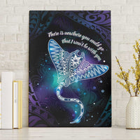 Polynesian Tala Manta Ray Canvas Wall Art Nowhere You Could Go That I Won't Be With You - Wonder Print Shop