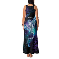 Polynesian Tala Manta Ray Family Matching Tank Maxi Dress and Hawaiian Shirt Nowhere You Could Go That I Won't Be With You - Wonder Print Shop