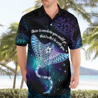 Polynesian Tala Manta Ray Hawaiian Shirt Nowhere You Could Go That I Won't Be With You - Wonder Print Shop