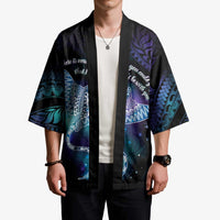 Polynesian Tala Manta Ray Kimono Nowhere You Could Go That I Won't Be With You - Wonder Print Shop