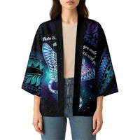 Polynesian Tala Manta Ray Kimono Nowhere You Could Go That I Won't Be With You - Wonder Print Shop