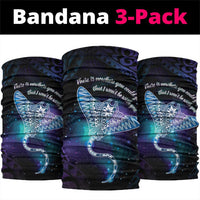 Polynesian Tala Manta Ray Neck Gaiter Nowhere You Could Go That I Won't Be With You - Wonder Print Shop