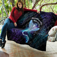 Polynesian Tala Manta Ray Quilt Nowhere You Could Go That I Won't Be With You - Wonder Print Shop