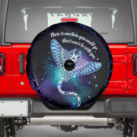 Polynesian Tala Manta Ray Spare Tire Cover Nowhere You Could Go That I Won't Be With You - Wonder Print Shop