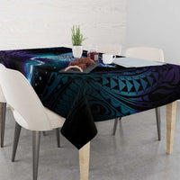 Polynesian Tala Manta Ray Tablecloth Nowhere You Could Go That I Won't Be With You - Wonder Print Shop