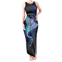Polynesian Tala Manta Ray Tank Maxi Dress Nowhere You Could Go That I Won't Be With You - Wonder Print Shop