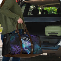 Polynesian Tala Manta Ray Travel Bag Nowhere You Could Go That I Won't Be With You - Wonder Print Shop