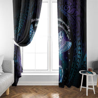 Polynesian Tala Manta Ray Window Curtain Nowhere You Could Go That I Won't Be With You - Wonder Print Shop