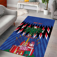 Personalized Haiti Area Rug Christmas Festive Vibes LT7 - Wonder Print Shop