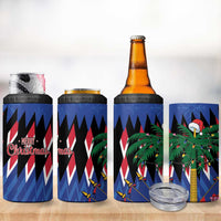 Personalized Haiti 4 in 1 Can Cooler Tumbler Christmas Festive Vibes LT7 - Wonder Print Shop