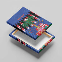 Personalized Haiti Canvas Wall Art Christmas Festive Vibes LT7 - Wonder Print Shop