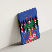 Personalized Haiti Canvas Wall Art Christmas Festive Vibes LT7 - Wonder Print Shop