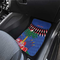Personalized Haiti Car Mats Christmas Festive Vibes LT7 - Wonder Print Shop