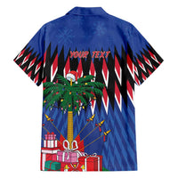 Personalized Haiti Family Matching Off Shoulder Maxi Dress and Hawaiian Shirt Christmas Festive Vibes LT7 - Wonder Print Shop