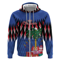 Personalized Haiti Hoodie Christmas Festive Vibes - Wonder Print Shop
