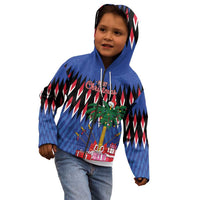 Personalized Haiti Kid Hoodie Christmas Festive Vibes - Wonder Print Shop