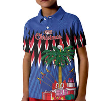 Personalized Haiti Kid Polo Shirt Christmas Festive Vibes - Wonder Print Shop
