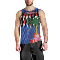 Personalized Haiti Men Tank Top Christmas Festive Vibes - Wonder Print Shop