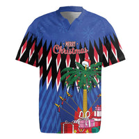 Personalized Haiti Rugby Jersey Christmas Festive Vibes - Wonder Print Shop