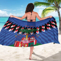 Personalized Haiti Sarong Christmas Festive Vibes - Wonder Print Shop