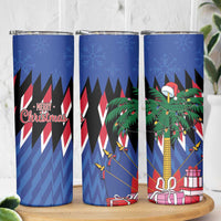 Personalized Haiti Skinny Tumbler Christmas Festive Vibes - Wonder Print Shop