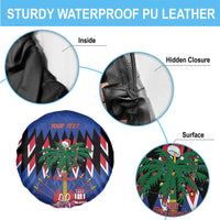 Personalized Haiti Spare Tire Cover Christmas Festive Vibes - Wonder Print Shop