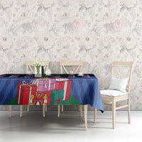 Personalized Haiti Tablecloth Christmas Festive Vibes - Wonder Print Shop