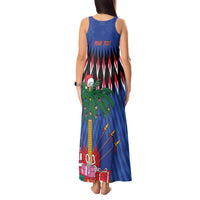 Personalized Haiti Tank Maxi Dress Christmas Festive Vibes - Wonder Print Shop