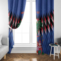Personalized Haiti Window Curtain Christmas Festive Vibes - Wonder Print Shop