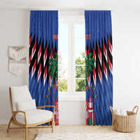 Personalized Haiti Window Curtain Christmas Festive Vibes - Wonder Print Shop