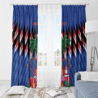 Personalized Haiti Window Curtain Christmas Festive Vibes - Wonder Print Shop