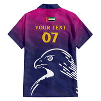 UAE Cricket Custom Hawaiian Shirt Arabian Falcon - Wonder Print Shop