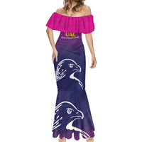 UAE Cricket Custom Mermaid Dress Arabian Falcon - Wonder Print Shop