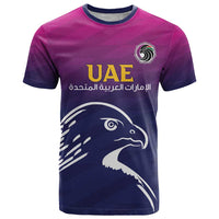 UAE Cricket Custom T Shirt Arabian Falcon - Wonder Print Shop