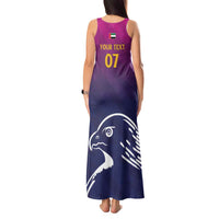 UAE Cricket Custom Tank Maxi Dress Arabian Falcon - Wonder Print Shop