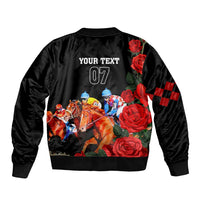 Horse Racing Custom Bomber Jacket 151st Anniversary Race For the Roses LT7