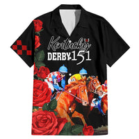 Horse Racing Custom Family Matching Mermaid Dress and Hawaiian Shirt 151st Anniversary Race For the Roses LT7
