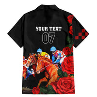 Horse Racing Custom Family Matching Mermaid Dress and Hawaiian Shirt 151st Anniversary Race For the Roses LT7