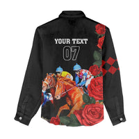 Horse Racing Custom Women Casual Shirt 151st Anniversary Race For the Roses LT7
