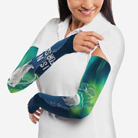 Greenland Is Not For Sale Arm Sleeves Arctic Aurora Borealis