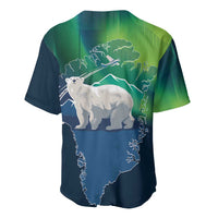 Greenland Is Not For Sale Baseball Jersey Arctic Aurora Borealis