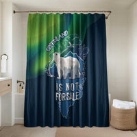 Greenland Is Not For Sale Bathroom Set Arctic Aurora Borealis