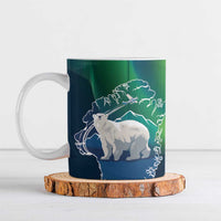 Greenland Is Not For Sale Ceramic Mug Arctic Aurora Borealis