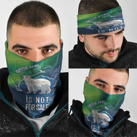 Greenland Is Not For Sale Neck Gaiter Arctic Aurora Borealis