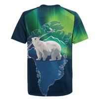 Greenland Is Not For Sale Rugby Jersey Arctic Aurora Borealis