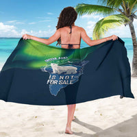 Greenland Is Not For Sale Sarong Arctic Aurora Borealis