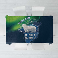 Greenland Is Not For Sale Tablecloth Arctic Aurora Borealis