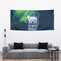 Greenland Is Not For Sale Tapestry Arctic Aurora Borealis